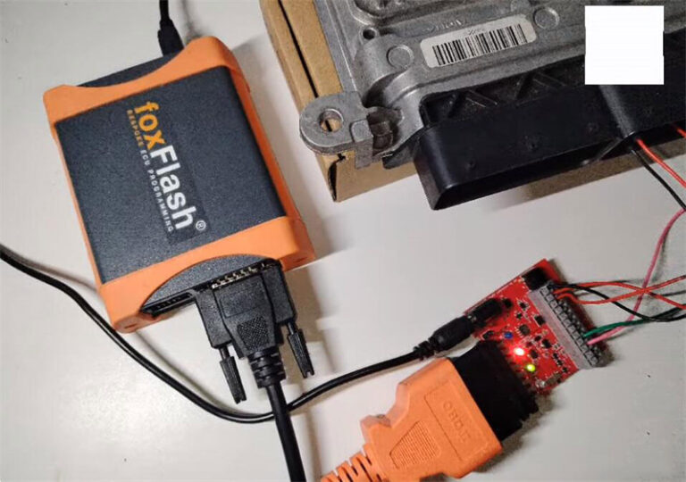 foxflash and otb adapter read write mercedes crd3 6