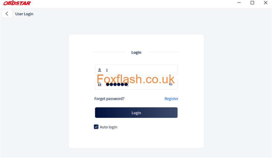 obdstar ecu master register login upgrade 5