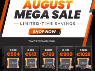 FoxFlash UK August Mega Sale Promotion